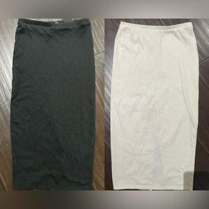 Kids H&M Cream and black Skirt size 8/10